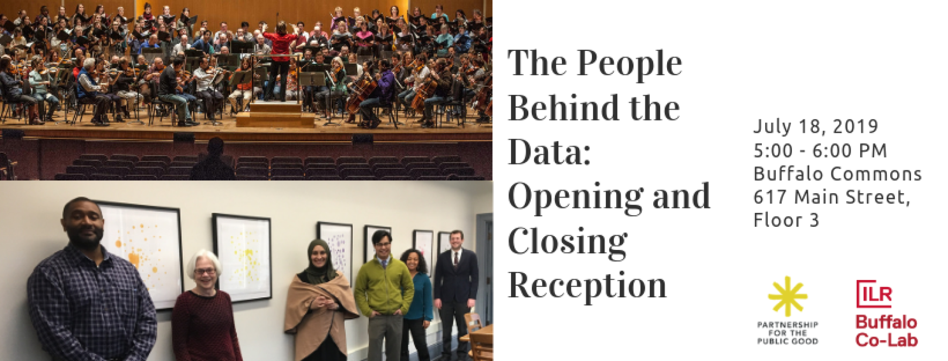The People Behind the Data: Opening and Closing Reception