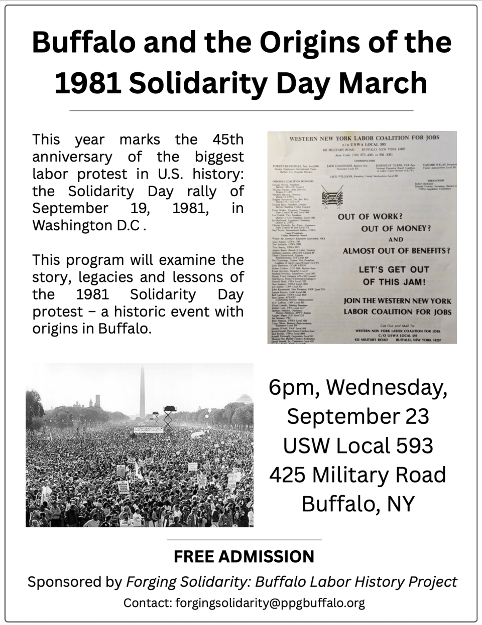 Buffalo and the Origins of the 1981 Solidarity Day March