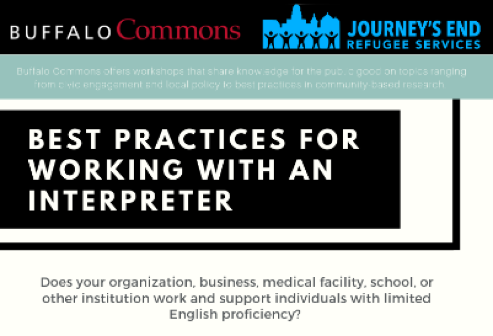 Best Practices for Working with an Interpreter