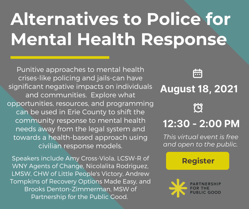 Alternatives to Police for Mental Health Response