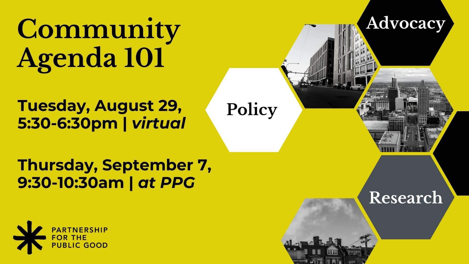 Community Agenda 101: Virtual