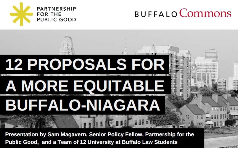 12 Proposals for a More Equitable Buffalo Niagara