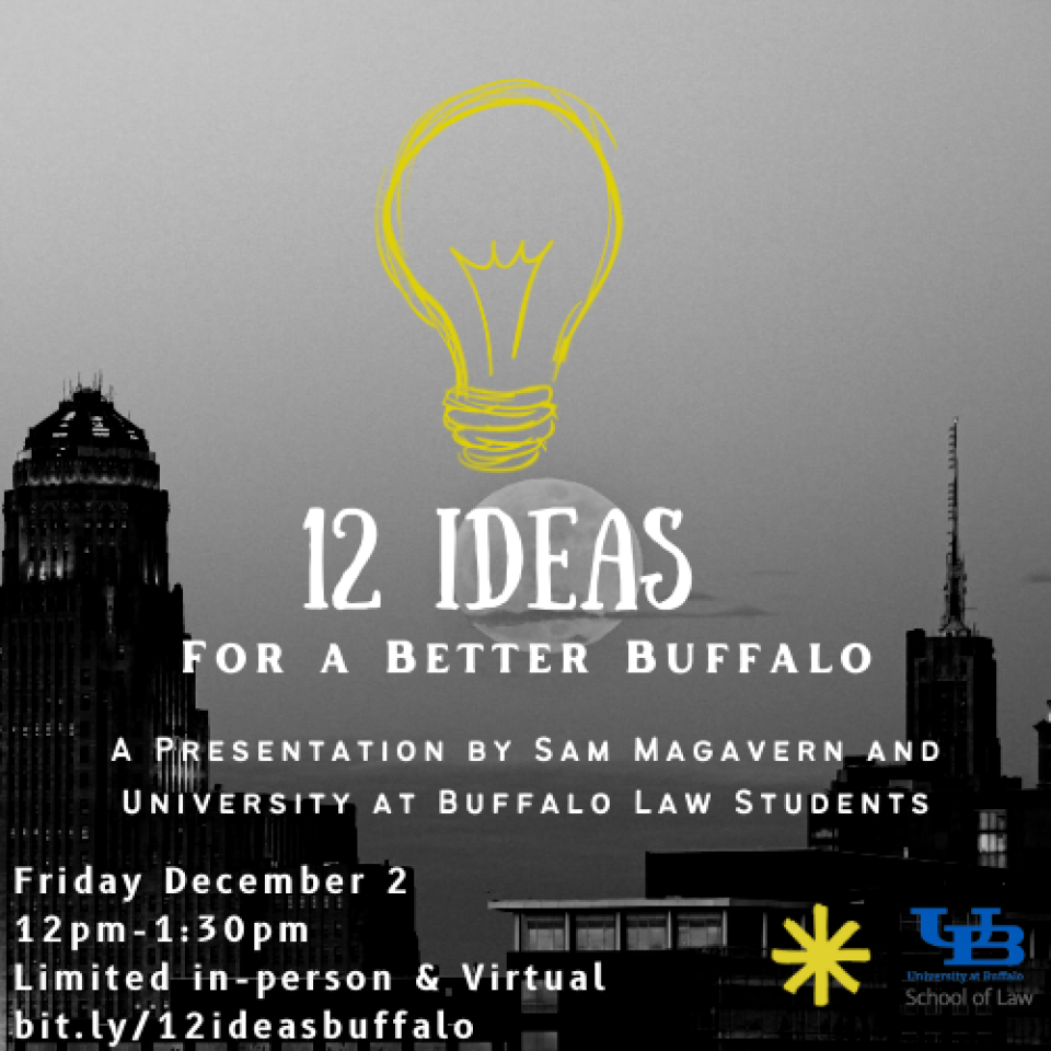 12 Ideas for a Better Buffalo-Niagara