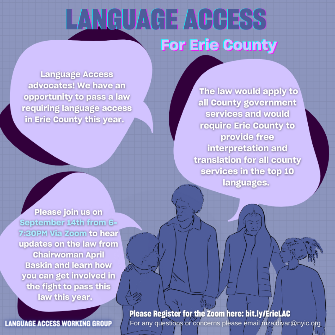 Language Access for Erie County: Coalition Meeting