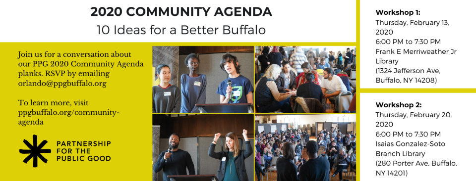 PPG's 2020 Community Agenda: A Deeper Discussion at Niagara Branch Library