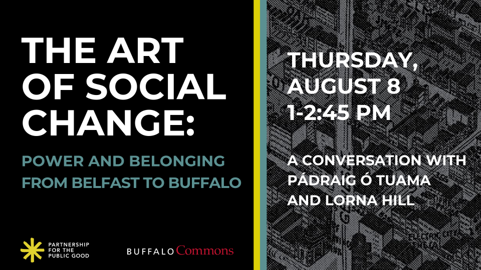 The Art of Social Change: Power and Belonging from Belfast to Buffalo - A Conversation with Pádraig Ó Tuama and Lorna Hill
